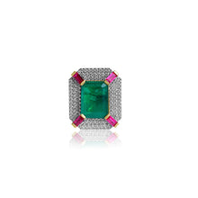 Emerald Ruby Radiance Ring
