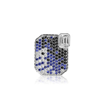 Midnight Azure Mosaic Ring