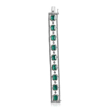Emerald & Diamond Choker cum Bracelet