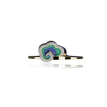 Ocean Whirl Enamel Ring