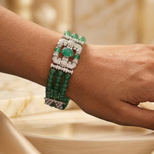 Diamond and Emerald Choker