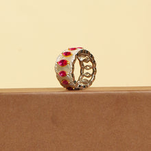 White mother of pearl ring