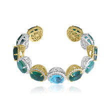 Russian & Zambian Emerald Cuff