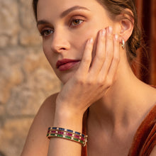 Tri Colour Stackable Bangles
