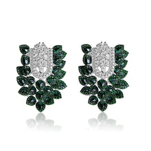Emerald Ivy Bloom Earrings