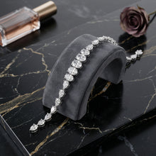 Luxe Drop Sparkle Tennis Bracelet cum choker