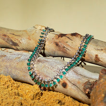 Emerald Fringe Riviera Necklace