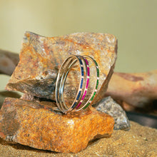 Tri Colour Stackable Bangles