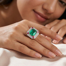 Emerald Ruby Radiance Ring
