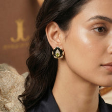 Floral leaf petal earring