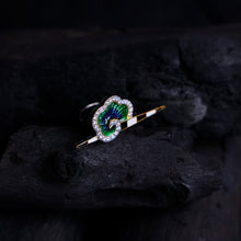 Ocean Whirl Enamel Ring