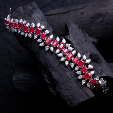 Ruby & Diamond Choker cum Bracelet