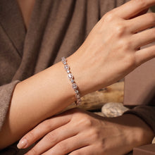 Oval & Round Rose Gold Bracelet