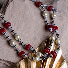 Ruby Pearl Symphony Necklace