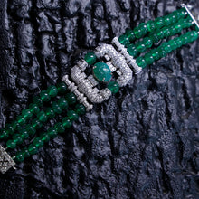 Diamond and Emerald Choker