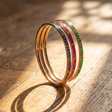 Tri Colour Stackable Bangles