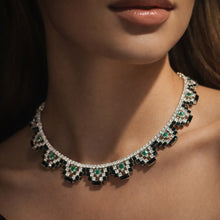 Midnight Mosaic Emerald Set