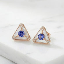 Enamel tanzanite fusion drops