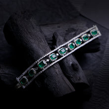 Emerald & Diamond Choker cum Bracelet
