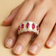 White mother of pearl ring