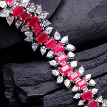 Ruby & Diamond Choker cum Bracelet