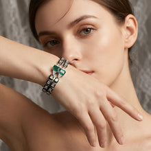 Emerald Noir Double Line Cuff