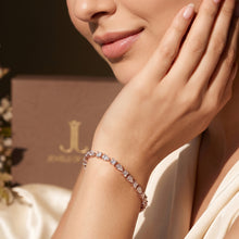 Pear & Princess Tennis Bracelet
