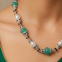 Emerald Pearl Symphony Necklace