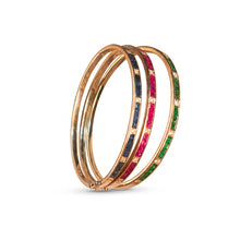 Tri Colour Stackable Bangles