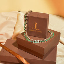 Emerald Fringe Riviera Necklace