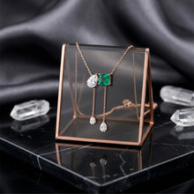 Pear & Rectangle Neckpiece