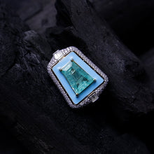 Aquamarine Aura Ring