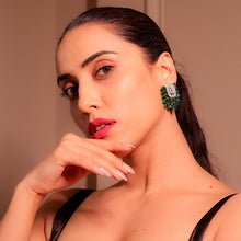 Emerald Ivy Bloom Earrings