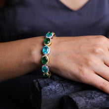 Russian & Zambian Emerald Cuff
