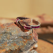 Leather Knot Diamond Bracelet