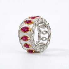 White mother of pearl ring