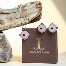 Elegant Blossom Pendant Set
