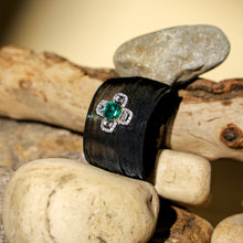 Emerald Radiance Statement Cuff