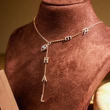 Personalised Evil Eye Name Neckpiece