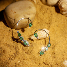 Emerald Grace Ear Cuff Earrings