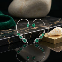 Emerald Grace Ear Cuff Earrings