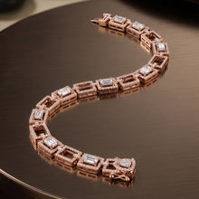 Aurora Baguette Link Bracelet