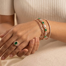 Emerald & Diamond Bracelet