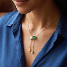 Pear & Rectangle Neckpiece