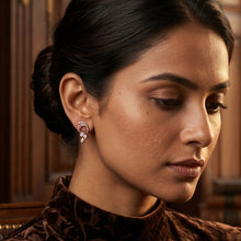 Twisted Marquise Glow Stud Earrings