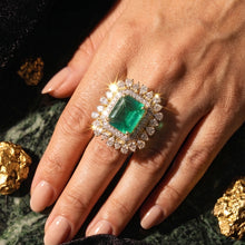 Royal Verde Emerald Diamond Ring