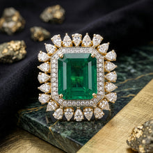 Royal Verde Emerald Diamond Ring