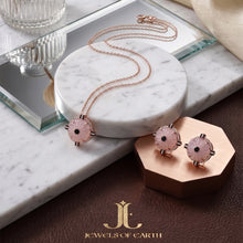 Elegant Blossom Pendant Set