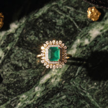 Royal Verde Emerald Diamond Ring