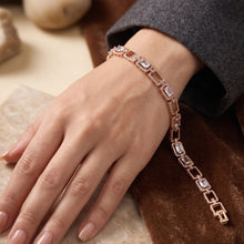 Aurora Baguette Link Bracelet